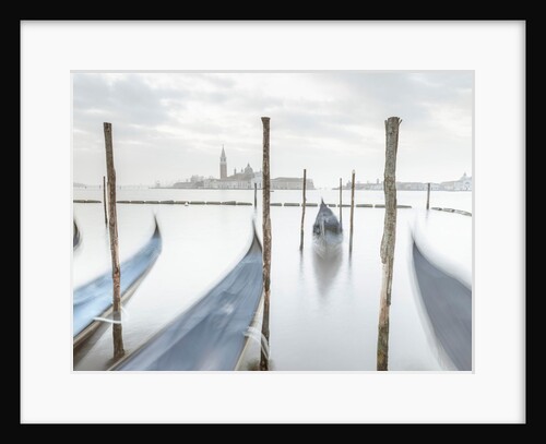 Gondolas in lagoon, Venice by Assaf Frank